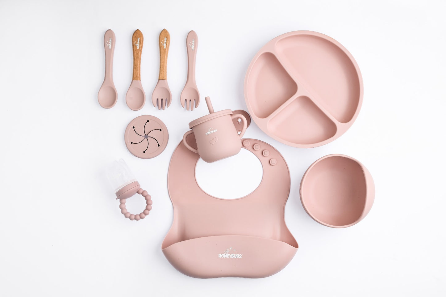 Silicone Baby Feeding Set 10 Pcs