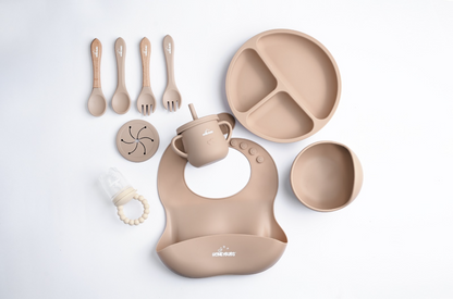 Silicone Baby Feeding Set 10 Pcs