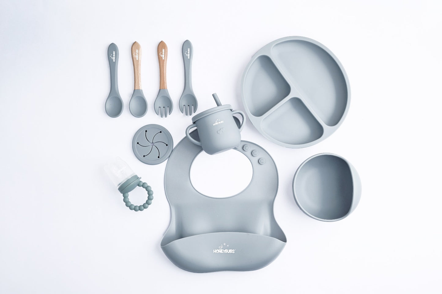Silicone Baby Feeding Set 10 Pcs